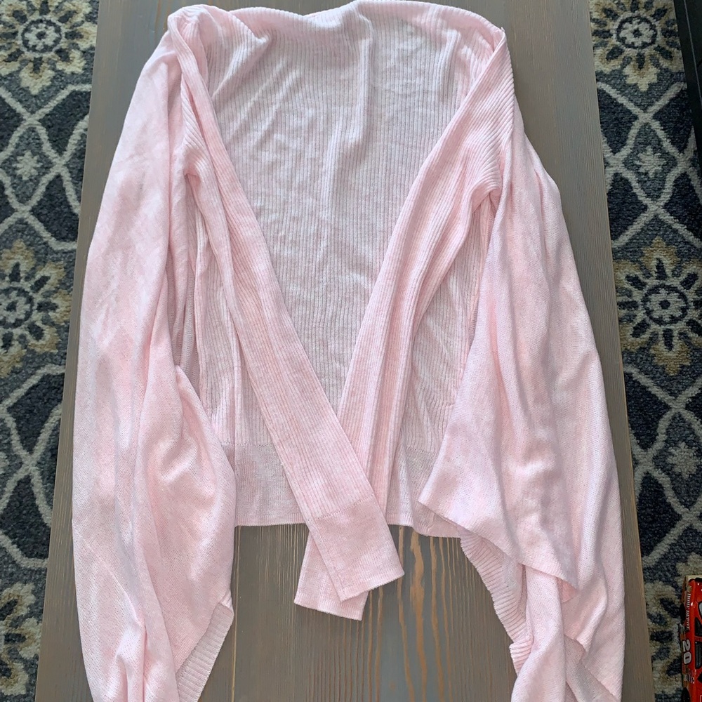 XS Merona Wrap Around Pink Knit Sweater